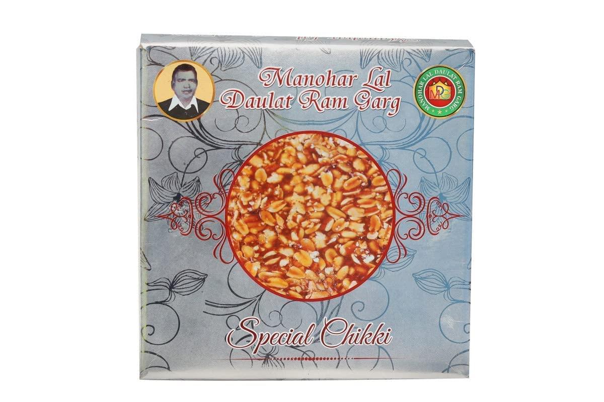 Manohar Lal Daulat Ram Garg Manohar Lal Daulat Ram Til Peanut Jaggery Chikki - 500 Gm