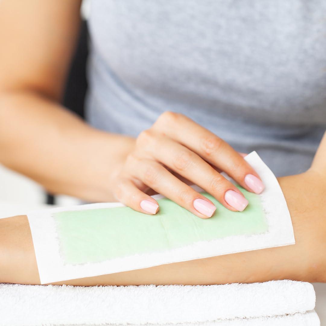 HoneyBee Honeybee Aloe Vera Body Wax Strips For Legs, Arms, Underarms & Bikini Line | Full Body Waxing Strips Kit For All Types of Skin | Cold Wax Strips For Hair Remvoal At Home