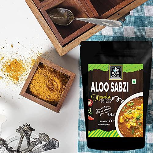 365 STORE TO DOOR 365 STORE TO DOOR Indian Spice – Aloo sabji Masala, 250 gm. | Homemade Powdered | for Healthy Cooking | Ready to use | All Seasonings Spices | Pure & Hygiene | Spice Mix – Pack of 1