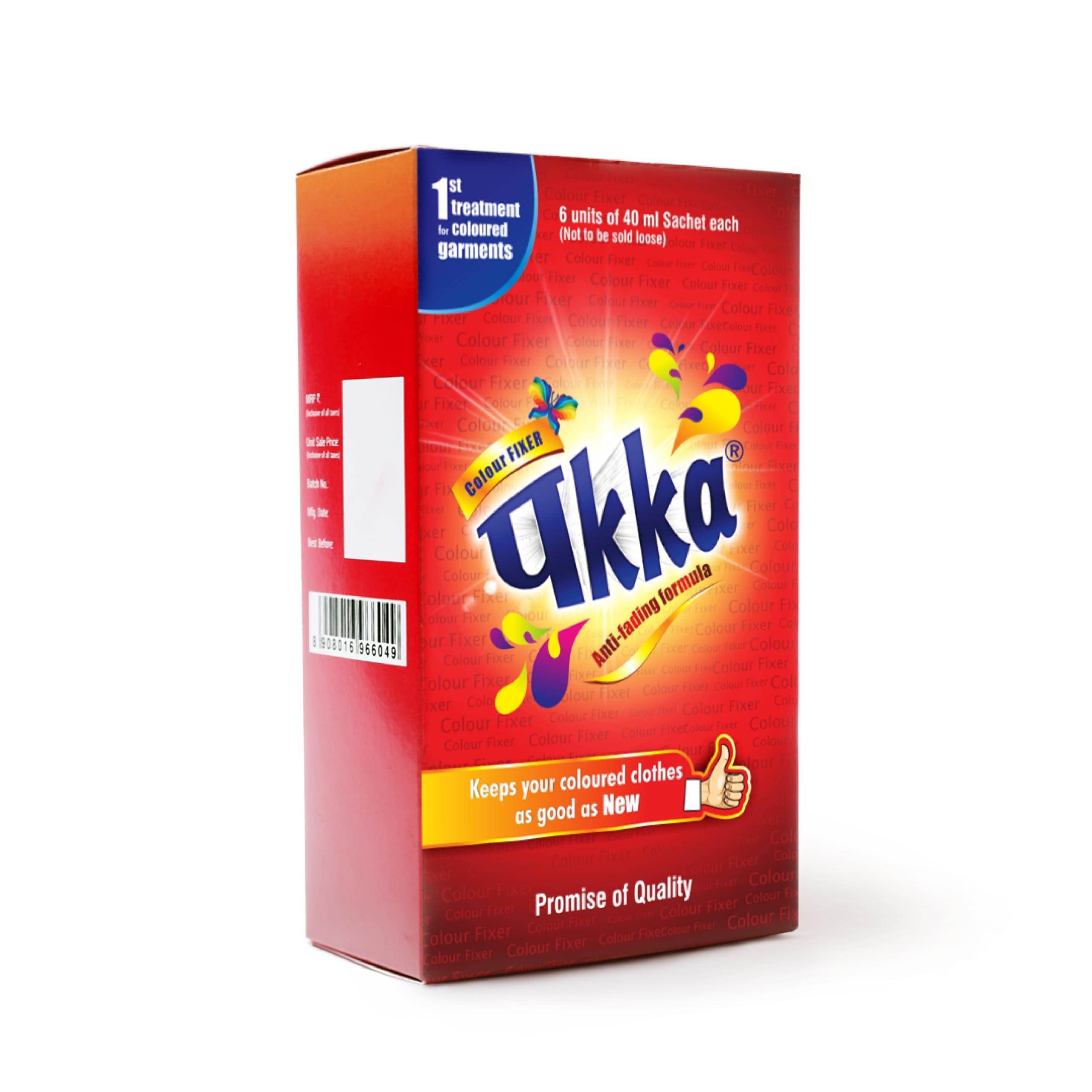 PAKKA PAKKA Cloth Color Fixer-Stops Colour Bleeding,Guard,Anti-Fade Formula Works On All Types Of Fabric With Solid Pattern To Prevent Fading&Cross Staining Of Other Clothes,Reduce Fading,Non-Formaldehyde