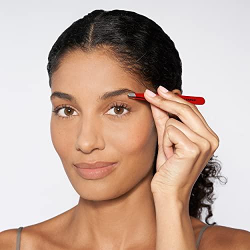 Tweezerman Tweezerman Stainless Steel Slant Tweezer, Signature Red