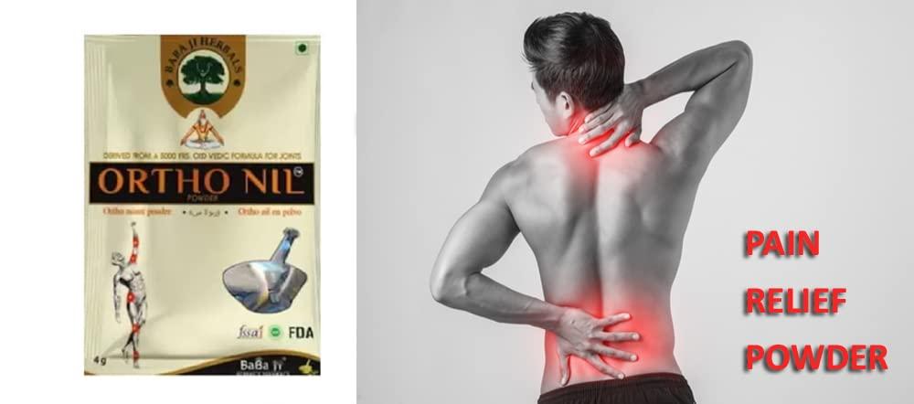 AZANU ORTHO NIL POWDER | 56 SACHETS | BABA JI HERBALS | PAIN RELIEF | FREE AZANU GOOD ORTHO CREAM