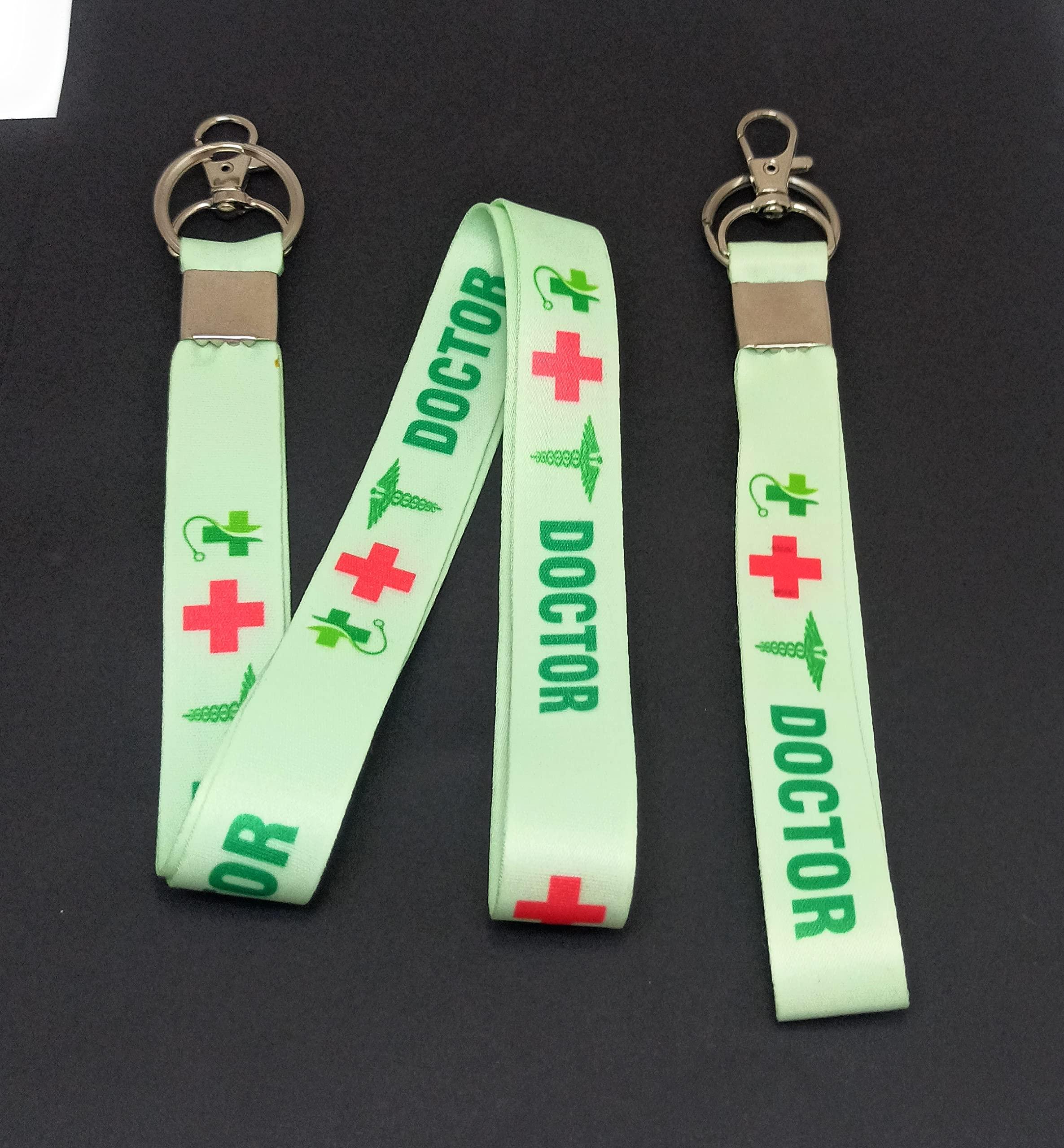 Generic Doctor Neck Strap Lanyard Set Of 2 Light Green