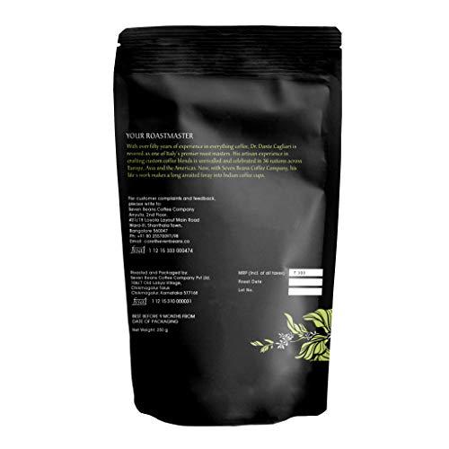 Seven Beans Coffee Company Seven Beans Coffee Company's "Eka" Medium-Dark Roast|Single Origin|Gourmet Indian Coffee - 250 g (AeroPress Grind)