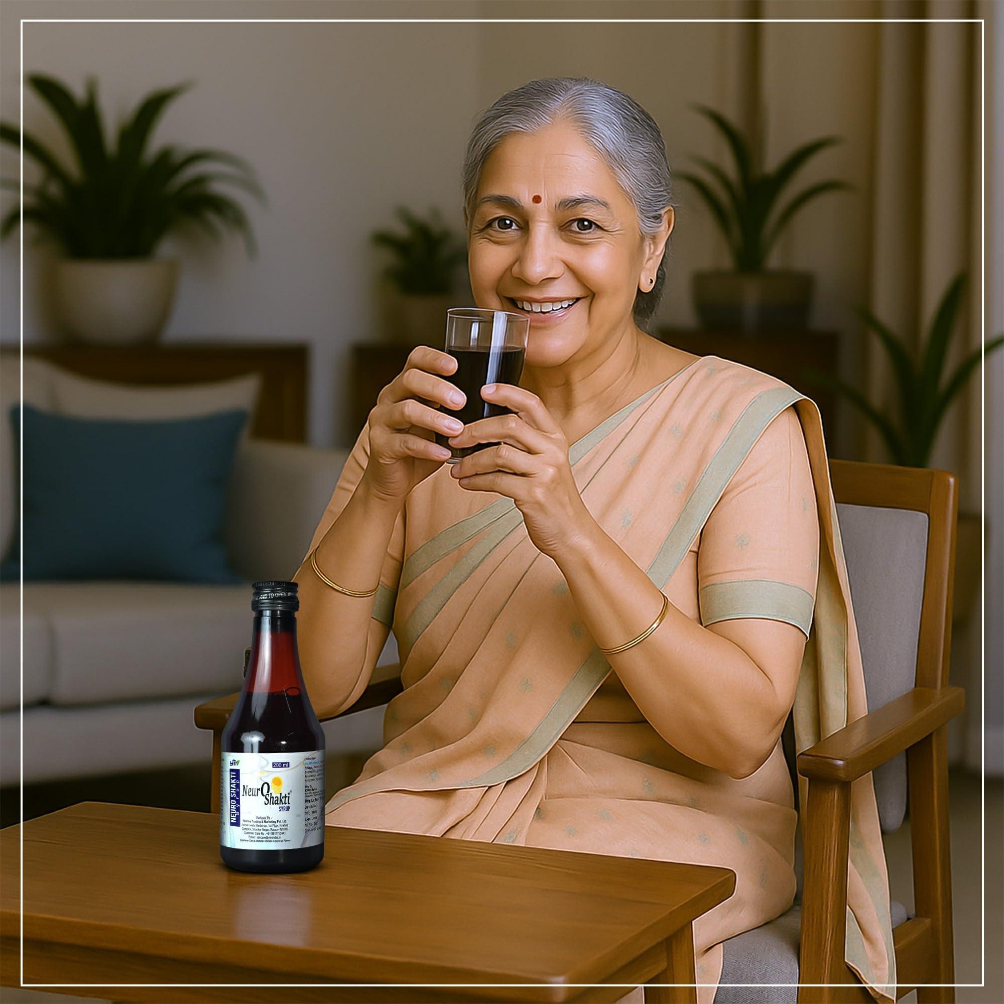 Neuro Shakti Neuro Shakti Syrup helps in tension depression good sleep & mental wellness 200ml