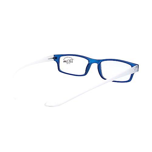 ESPERTO READERS ESPERTO READERS Necky Reading Glasses - Blue Cut Lens With Antireflection & Ultra Light Weight For Men & Women Blue +1.00 to +3.00 Power (+2.25)