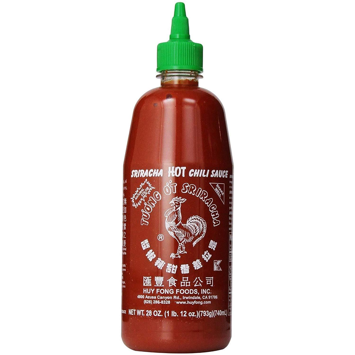 TUONG OT SRIRACHA Huy Fong Tng t Ti Vit-Nam Sriracha Hot Chili Sauce, 435 ml  17 oz  481 g