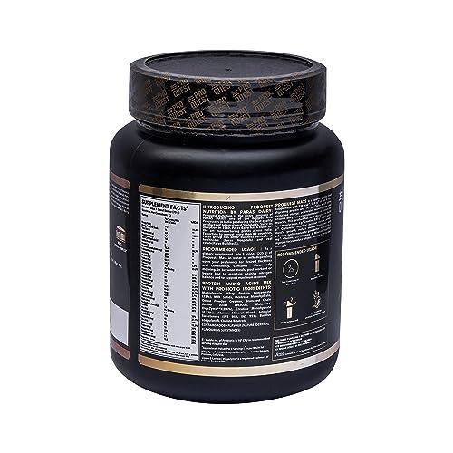 Proquest ProQuest Nutrition high Mass Protein amino acids mix with probiotic health supplement for Men & Women, Vegetarian | Milk Chocolate, 1 kg / 2.2 lbs, 13 Servings
