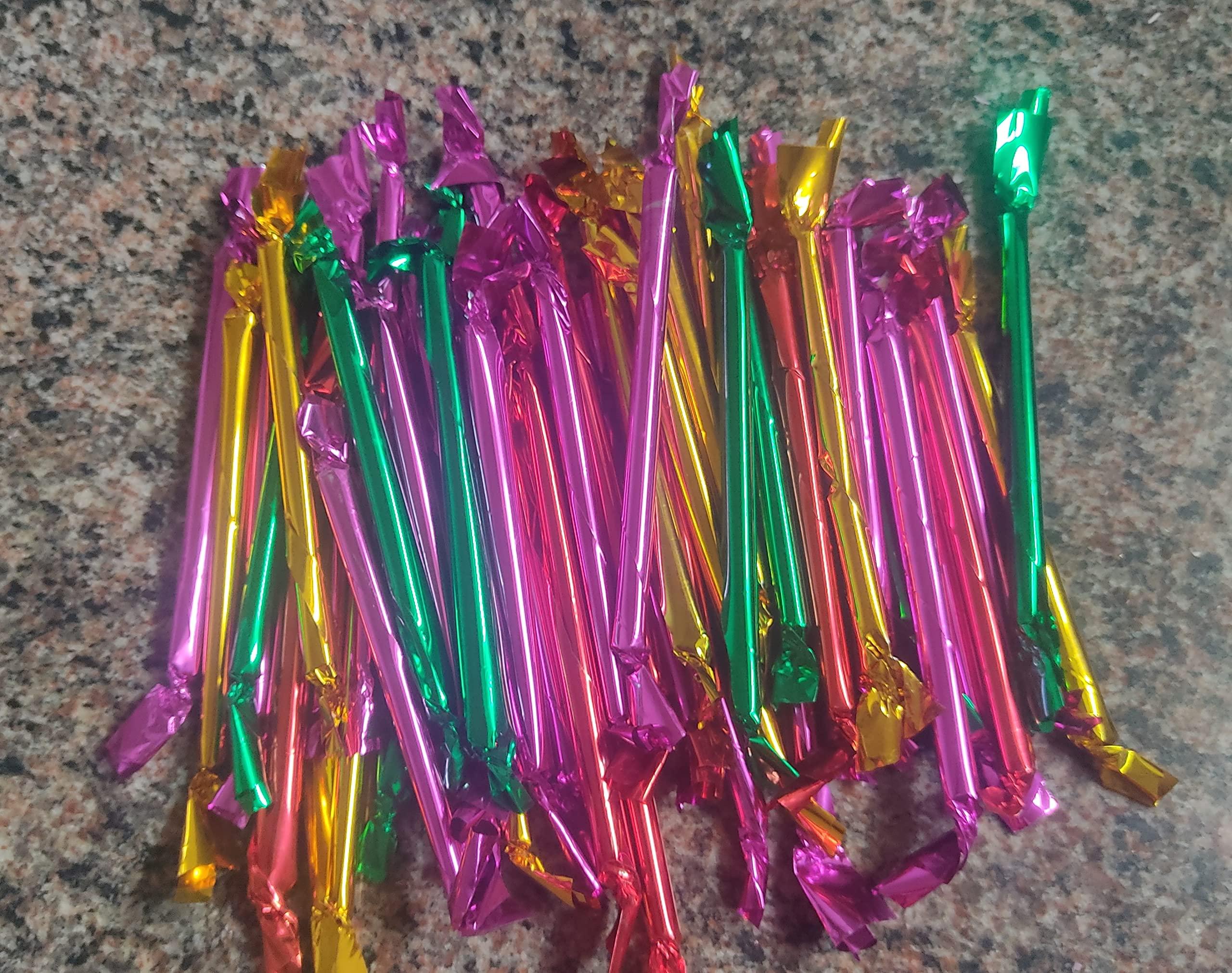 NPPV ORGANICS NPPV ORGANICS Pencil Mittai/ Pencil Candy/ Rainbow Pencil Candy/ Kuchi Mittai/ Stick Candy/ 90's Kids Pencil Mittai 100% Pure & Organic (30 Pcs)