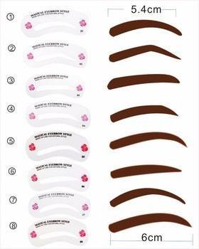 Cairo Cairo Facial Hair Epilator Remover Tool for Face Clean with Eyebrow Stencils Shaping Kit