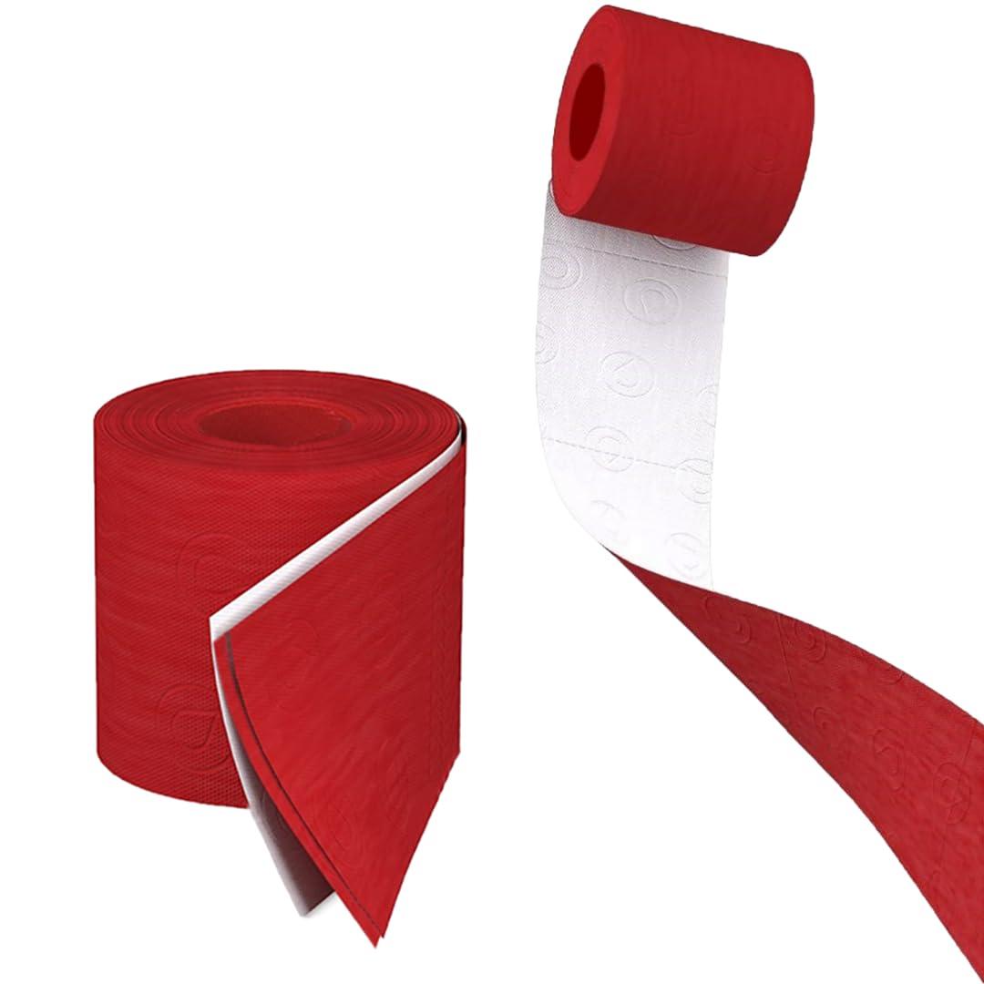 Renova Renova Red Toilet Paper, 6 Rolls, 3-Ply, Colored & Scented, Soft, Dermatologically & Gynaecologically Tested, 180 Pulls/Roll, 1080 Sheets