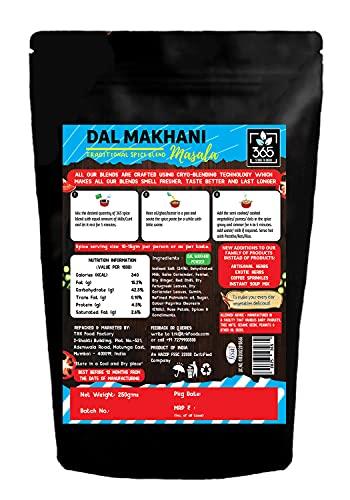 365 STORE TO DOOR 365 STORE TO DOOR Indian Spice – Jain Dal Makhani Masala, 250 gm | Homemade Powdered | for Healthy Cooking | Ready to use | All Seasonings Spices | Pure & Hygiene | Spice Mix – Pack of 1