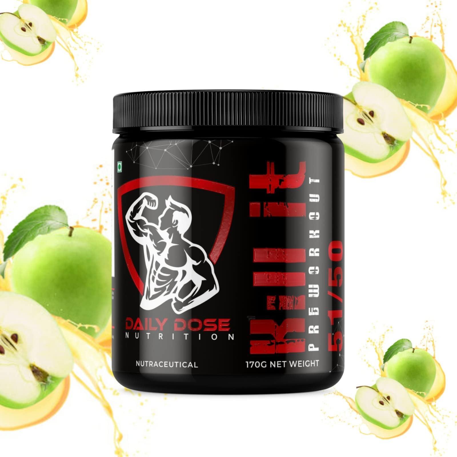 DAILY DOSE NUTRITION DAILY DOSE NUTRITION Kill-It Pre Workout Supplement for Energy, Pump & Endurance | Extreme Performance with L-Arginine Citrulline, Creatine Monohydrate, Beta Alanine, Caffeine & AAKG | Energy, Strength, Stamina, Focus and Intense Muscle Pump [40 Serv