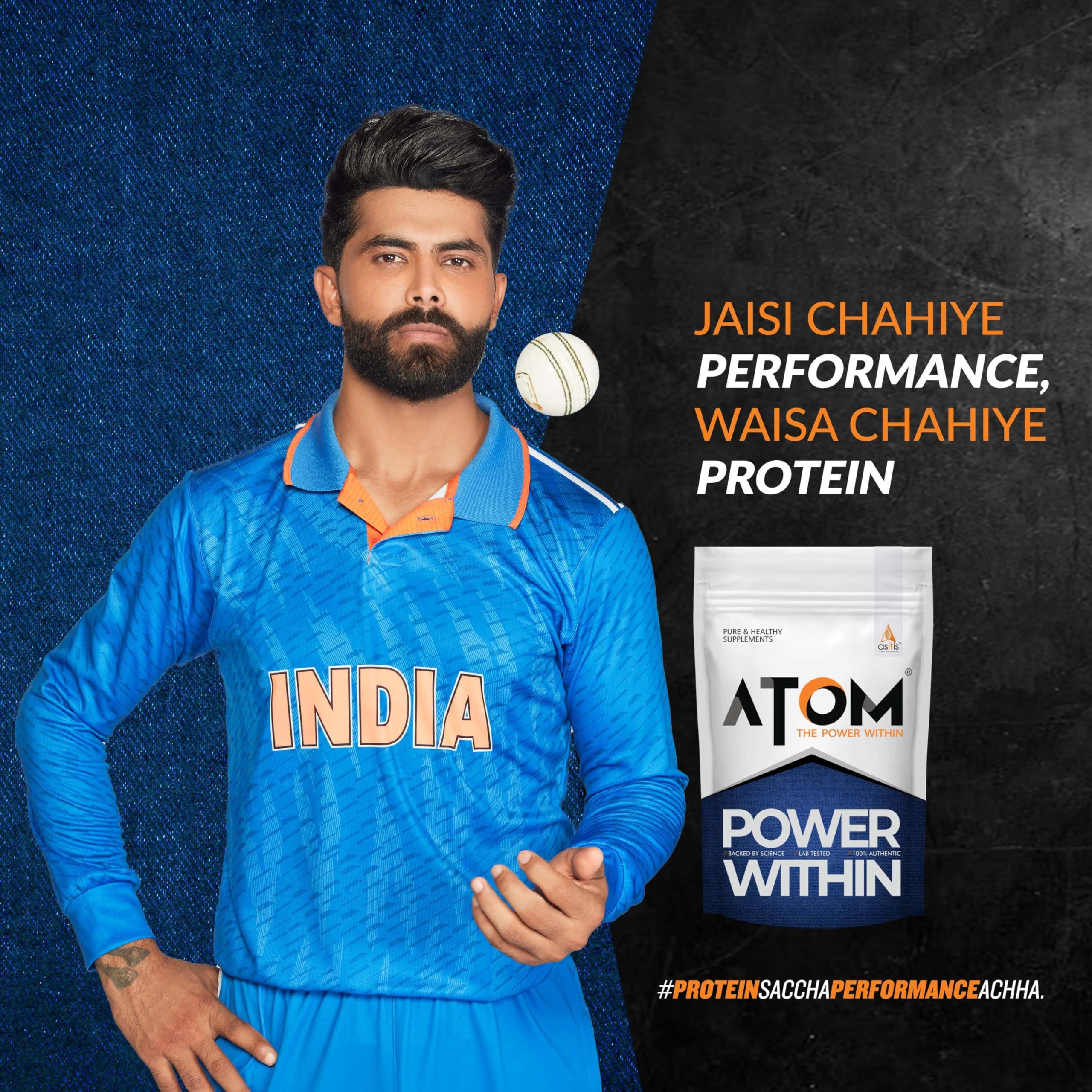 Asitis Nutrition AS-IT-IS Nutrition ATOM Pea Protein, 29g Protein, Peak Muscle Gains & Fast Recovery, Easy Digest, Vegan Smooth & Delicious, 1Kg (1, Mango Fusion)