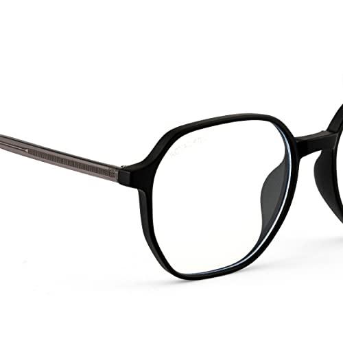 ROYAL SON ROYAL SON Polygon Blue Ray Cut Transparent Eye glasses For Men Women