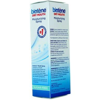 Biotene Biotene Mouth Spray, Gentle Mint, 1.5 Ounce Bottle Multi Packs (2)