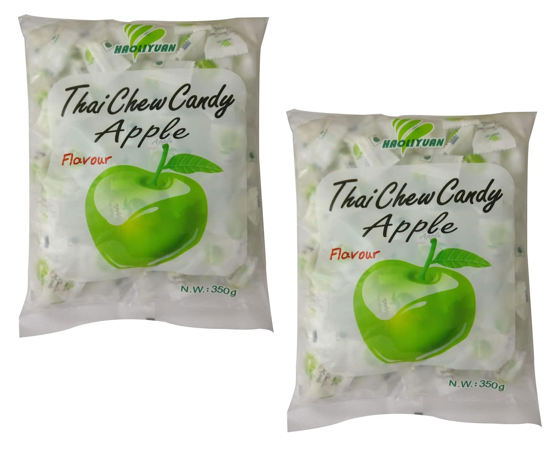 Generic Fast Focus Haoliyuan Thai Chew Apple Flavored Candy Thailands Toffee (ALL Flavours) (Apple, Pack Of 2)