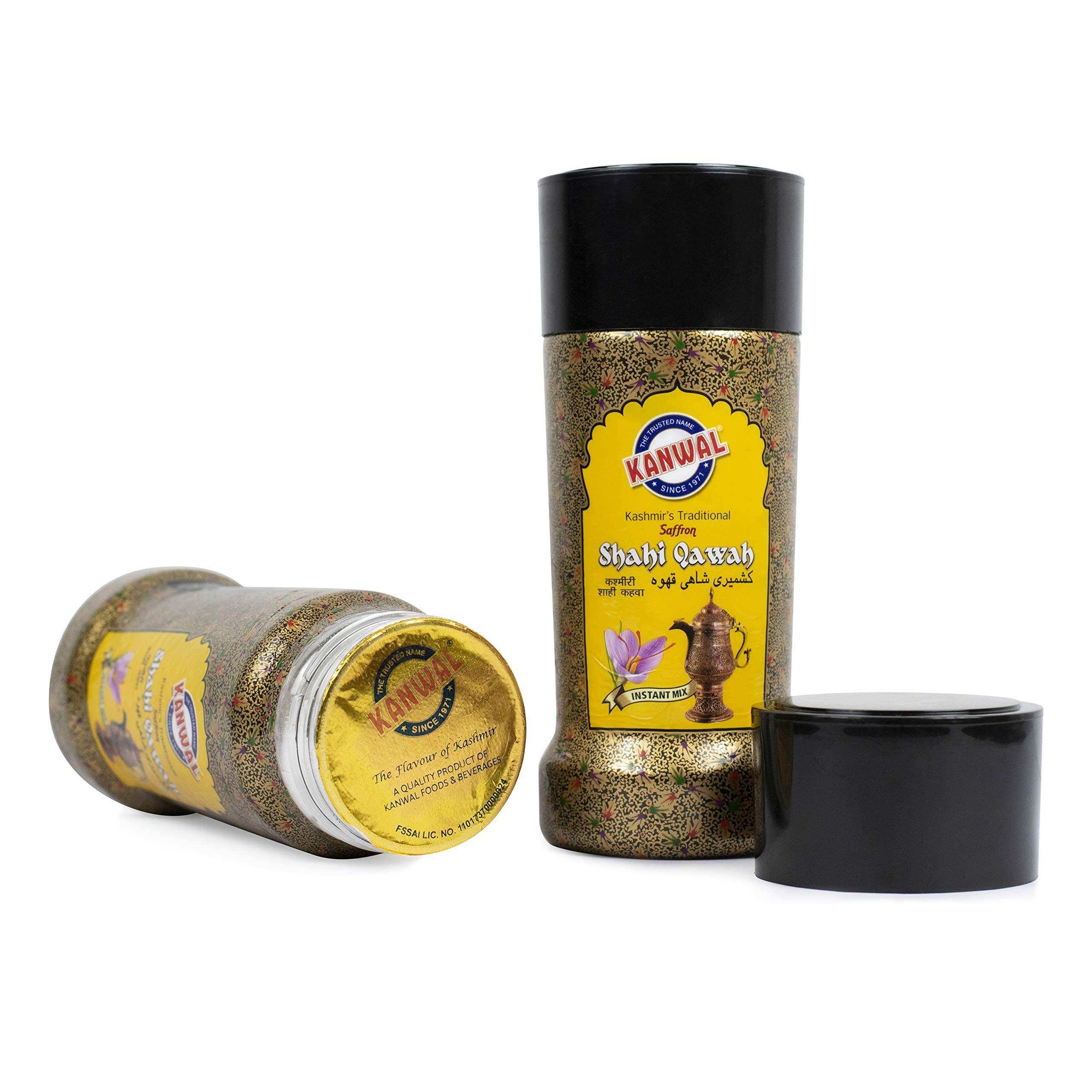 Kanwal Kanwal Shahi Qawah(Kahwa) Green Tea Powder,Pack Of 2(300Gmx2) Combo