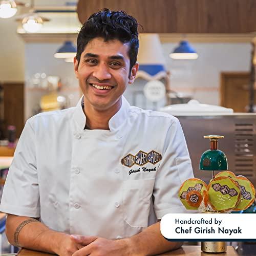 BOMBAY SWEET SHOP Bombay Sweet Shop Indian Gluten-free Cookies | Nankhatai | Tea-time Snack | 100% Vegetarian & No Preservatives (150gm, Pack of 4)