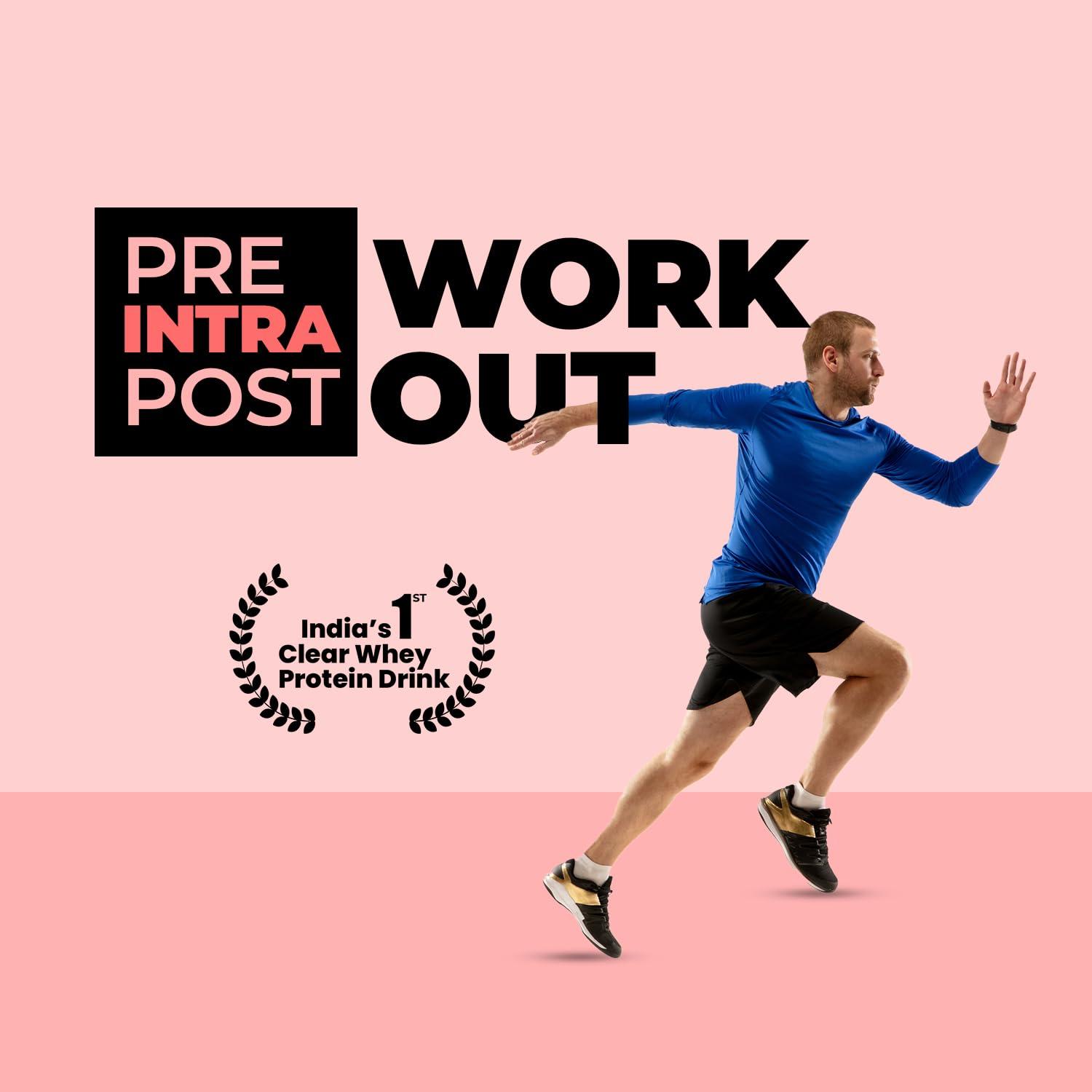 Protyze Protyze Anytime Clear Whey Protein Isolate | 24 g Protein/Scoop | 7.2 g BCAA | Gluten-Free | Low Carb | Light and Refreshing | Muscle Growth & Recovery (15 Servings, Strawberry Kiwi)