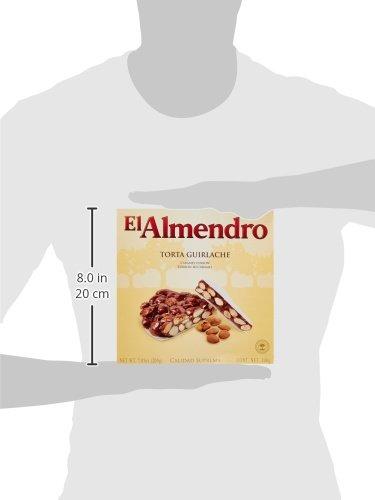 El Almendro El Almendro Round Crunchy Almond Chocolate, Caramel Turron, 200G