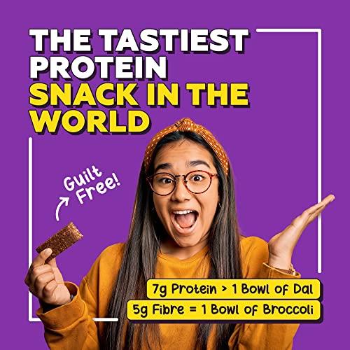 Yogabar Yogabar Nutty Fudge Brownie Dessert Protein Bar With 7g Protein & 5g Fiber | Protein Bar With the Proteins of Dried Fruits, Nuts, Whey, Seeds, Cocoa (No Added Sugar) | Pack of 5 | 40g*5-200gm