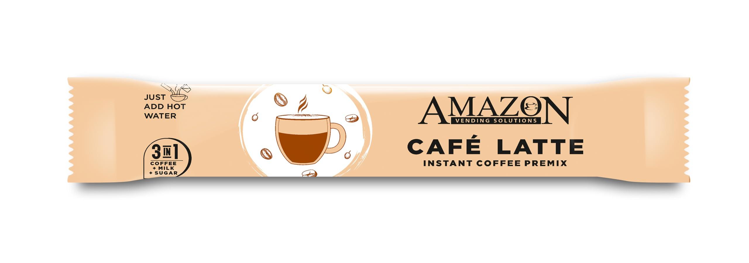 AMAZON Amazon 3 in 1 Instant Coffee Latte Premix 20 Sachets Each 20g Pack of 1