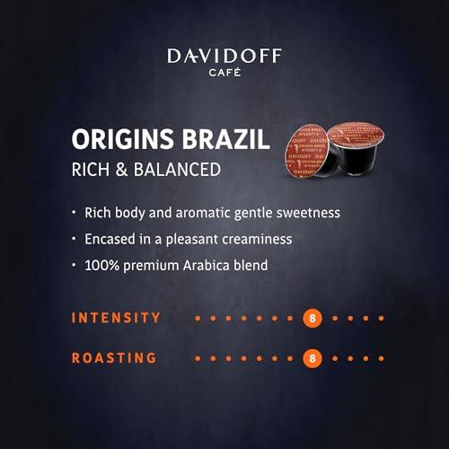 Davidoff Davidoff Origins Brazil Coffee 8/12 Intensity 10x Capsules, 1.94 oz 55 g
