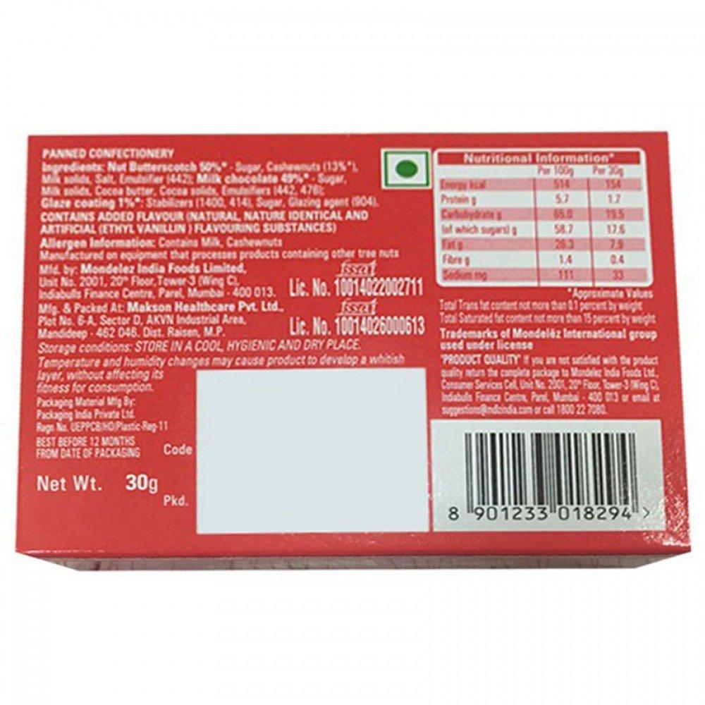 Cadbury Cadbury Chocolate Nutties (30 Piece Pack Of 30Grams) Each, 900 Grams