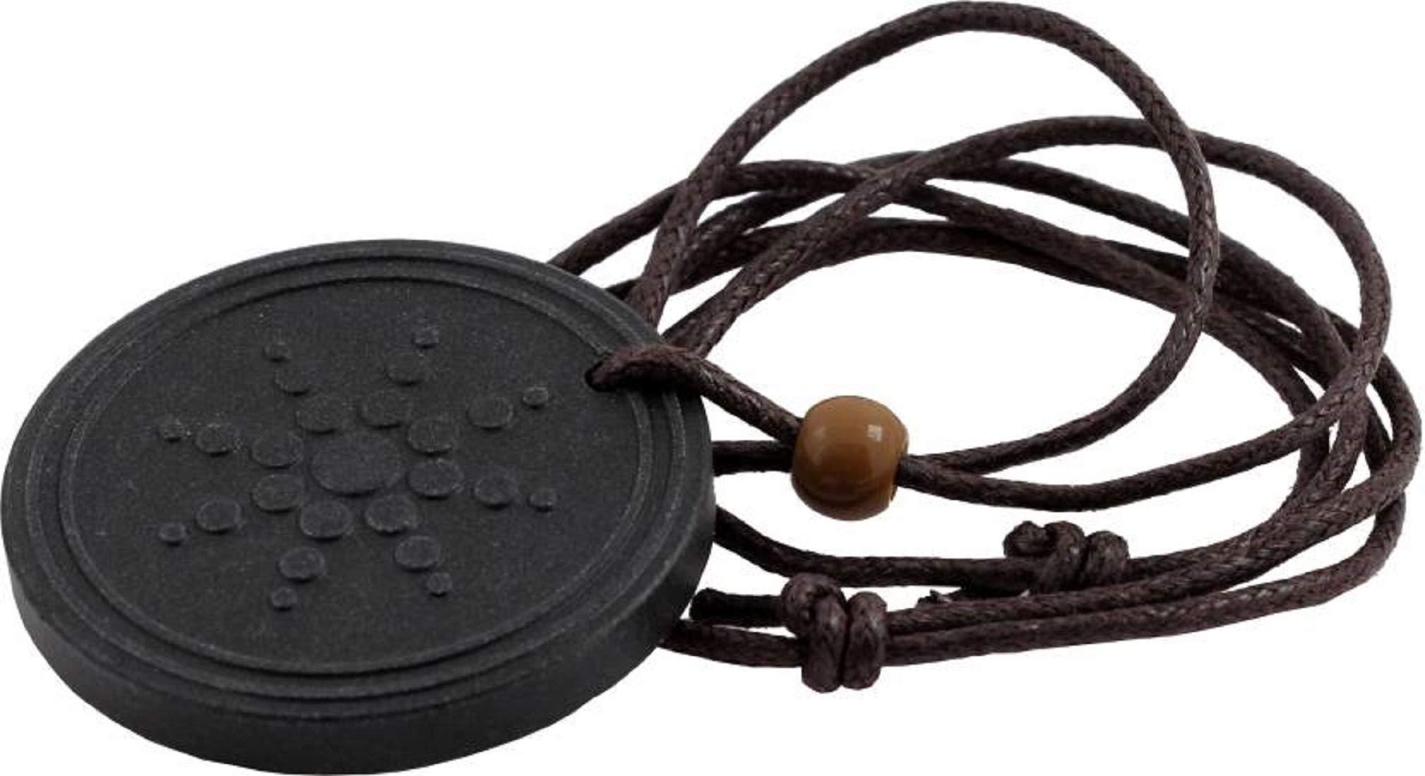 Generic IMREX Quantum Science Black Pendant for Men and Women (Pack of 2) Bio Magnetic Energy Pendant