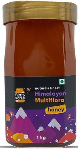 NECTWORKS NectWorks Himalayan MultiFlora Honey, 100% Natural Pure Honey, 1Kg