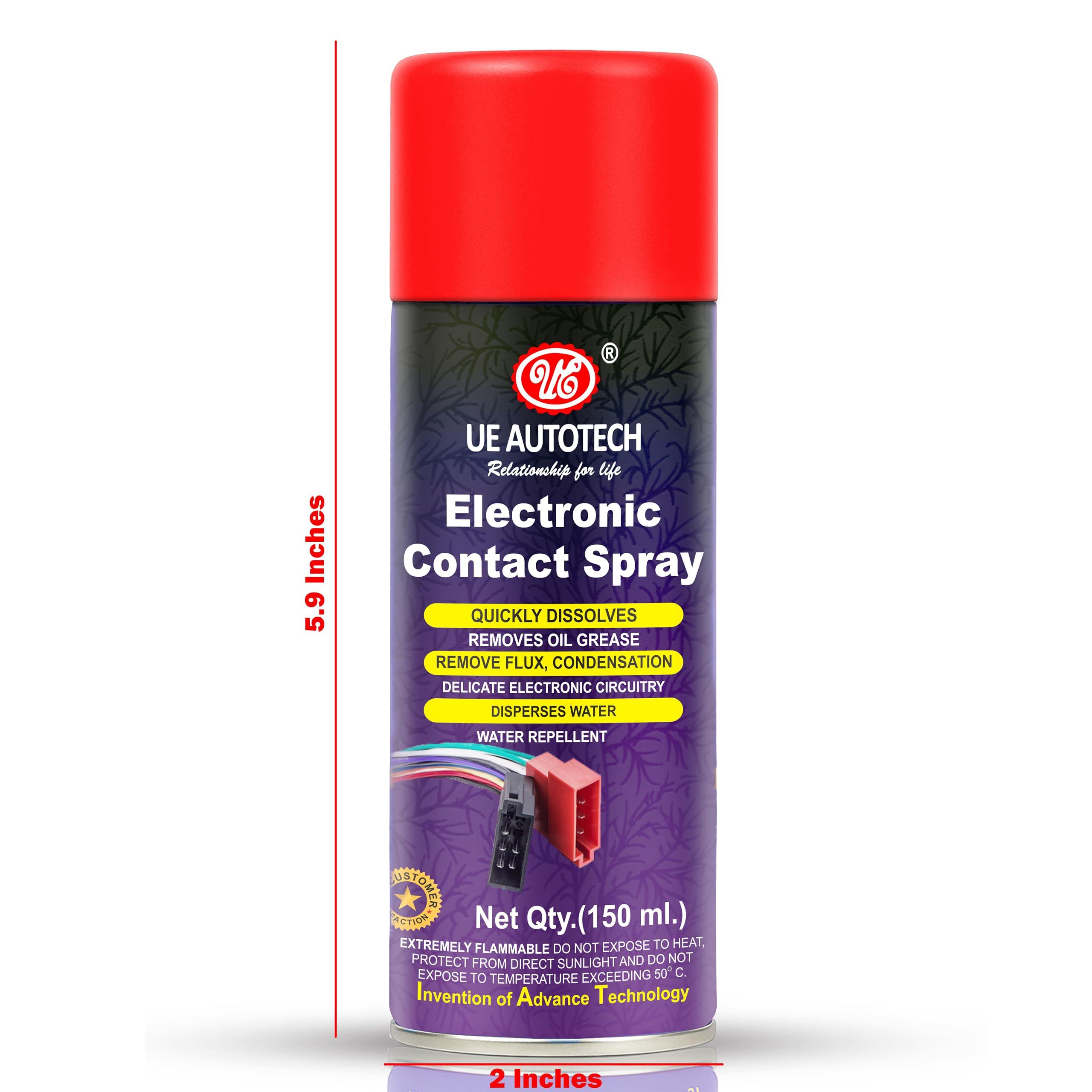 UE UE Premium Electronic Contact Cleaner Spray 150 ml (Pack of 4) Cleans Sensitive Electronics Equipment