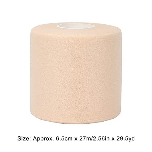Shanrya Athletic Foam Tape, Skin Friendly Foam Underwrap Bandage Wide Application Pre Wrap Athletic Tape for Elbow Knees Ankles for Athletic