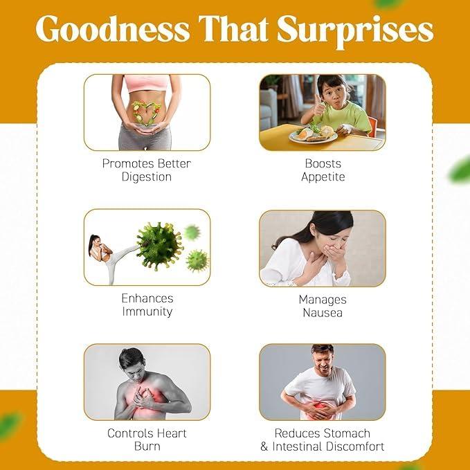 4more 4MORE 100% Natural Cold Pressed Ginger Shot Fortified With Lemon Juice & Honey | 240mL (Pack of 6x40 mL) | No Added Preservatives & Refined Sugar | Natural Ingredients Helps Improve Immunity & Digestion