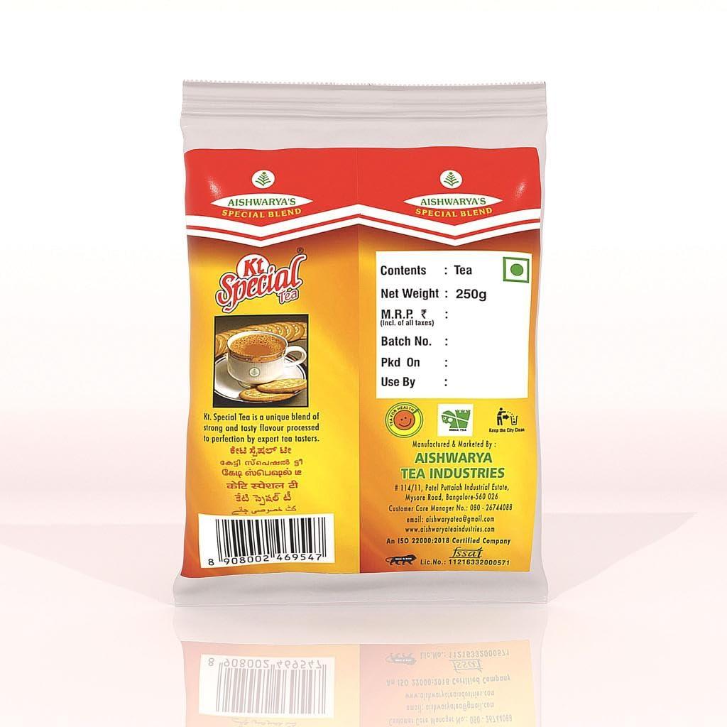 Aishwarya\'s Aishwarya\'s KT Special Economy Dust 250 Gm Tea Powder Strong Blend & Refreshing Aroma