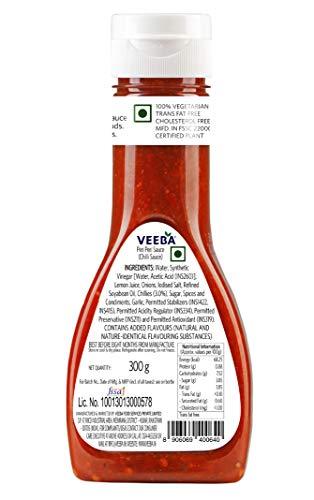 VEEBA Veeba Peri Peri Sauce, 300g - Pack of 2