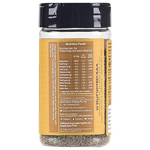 urban platter Urban Platter Dried Thyme Flakes, 25g