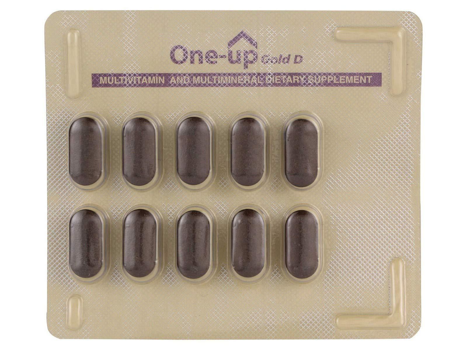 One Up One-Up Gold D - Strip of 10 Tablets
