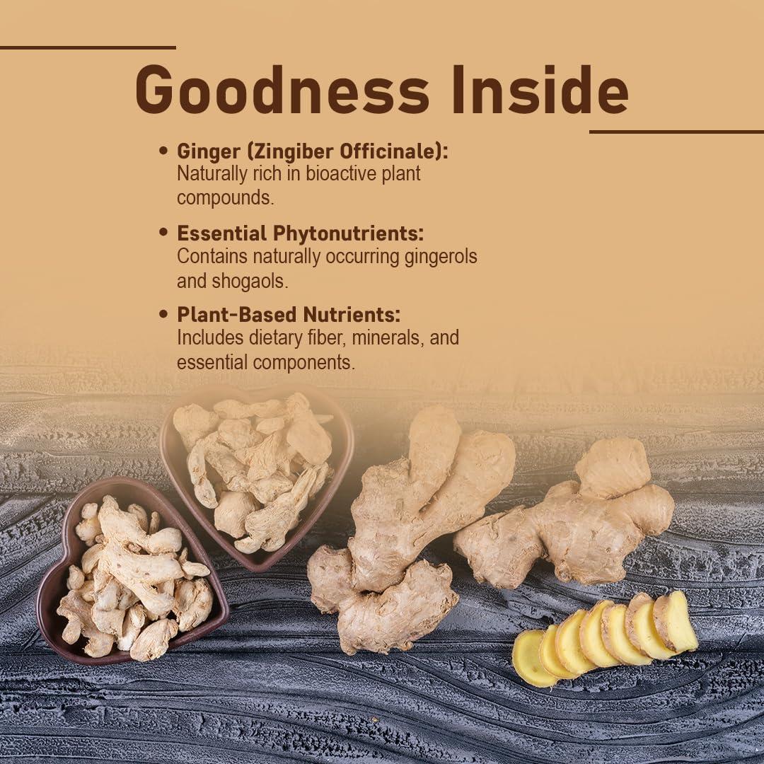 mi nature mi nature Ginger Tablets 90 Tablets (Zingiber officinale) | Sonth | 90 Tablets 45 Days Supply
