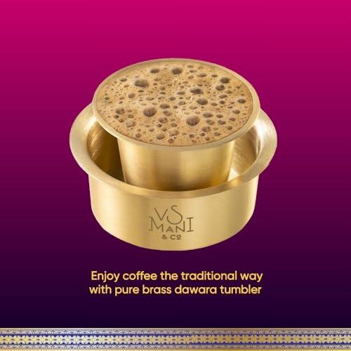 VS MANI & CO. VS Mani & Co Signature Instant Coffee Powder - Pack of 1 (100 gm) Makes 60 Cups - 60% Coffee and 40% Chicory - Strong and Aromatic Signature Instant Coffee, No Added Preservatives | Sugar |Flavours