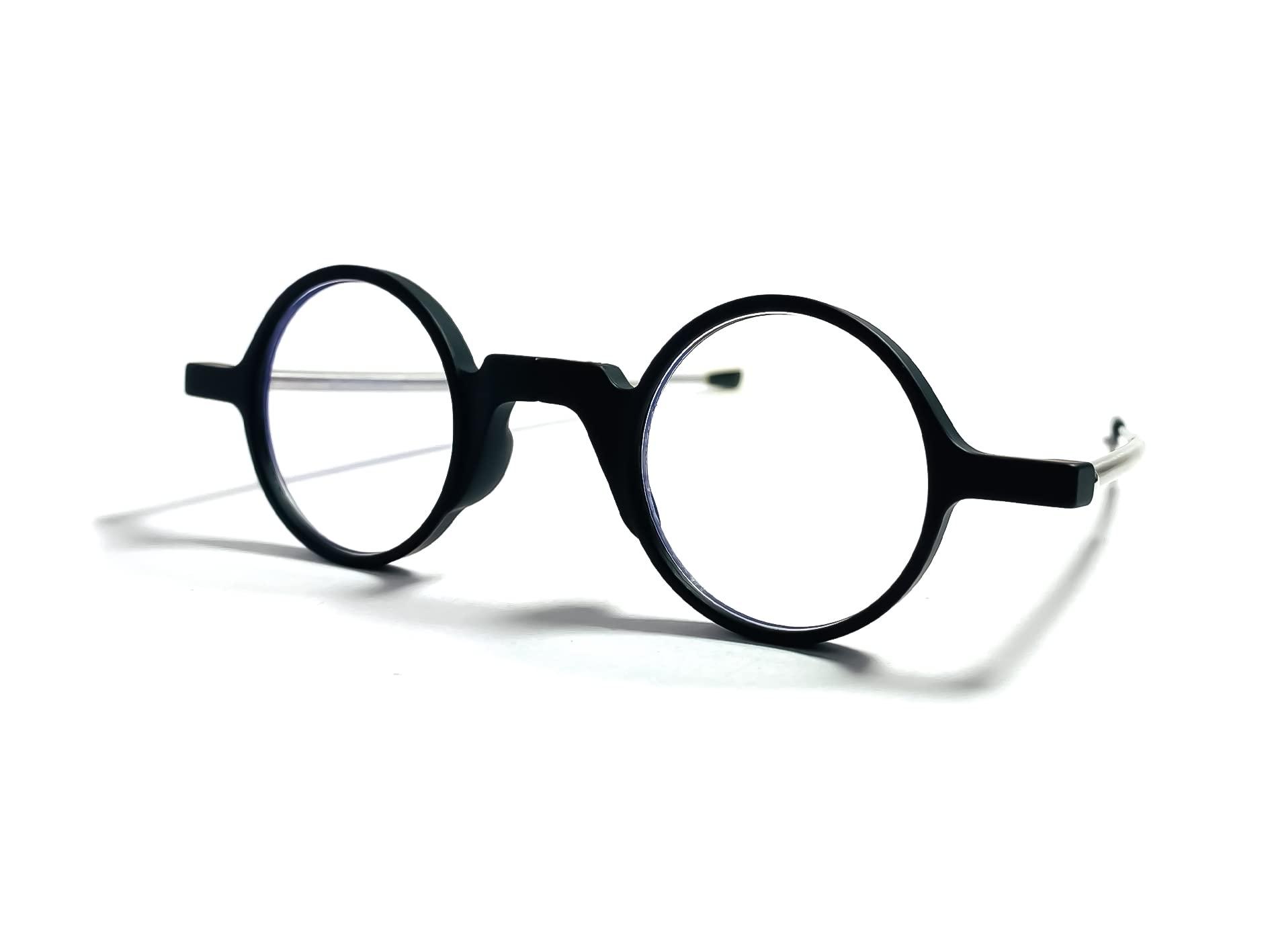 DR. B\'s Readers DR. B\'s Readers Foldable Reading Glasses For Men & Women Eyeglasses for Reading Reduce Eye Strain & Fatigue | Clear & Scratch Resistant Presbyopic Glasses Reader (+3.00, LightBlack)