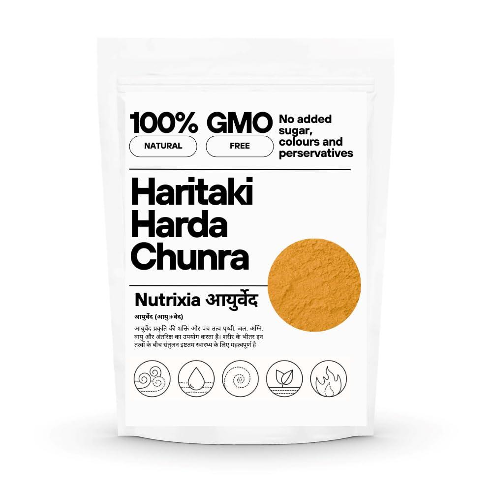 Nutrixia Food Inknut (Haritaki) Powder/ ()-Terminalia chebula/Bal Haritaki Churna (250 Gms)