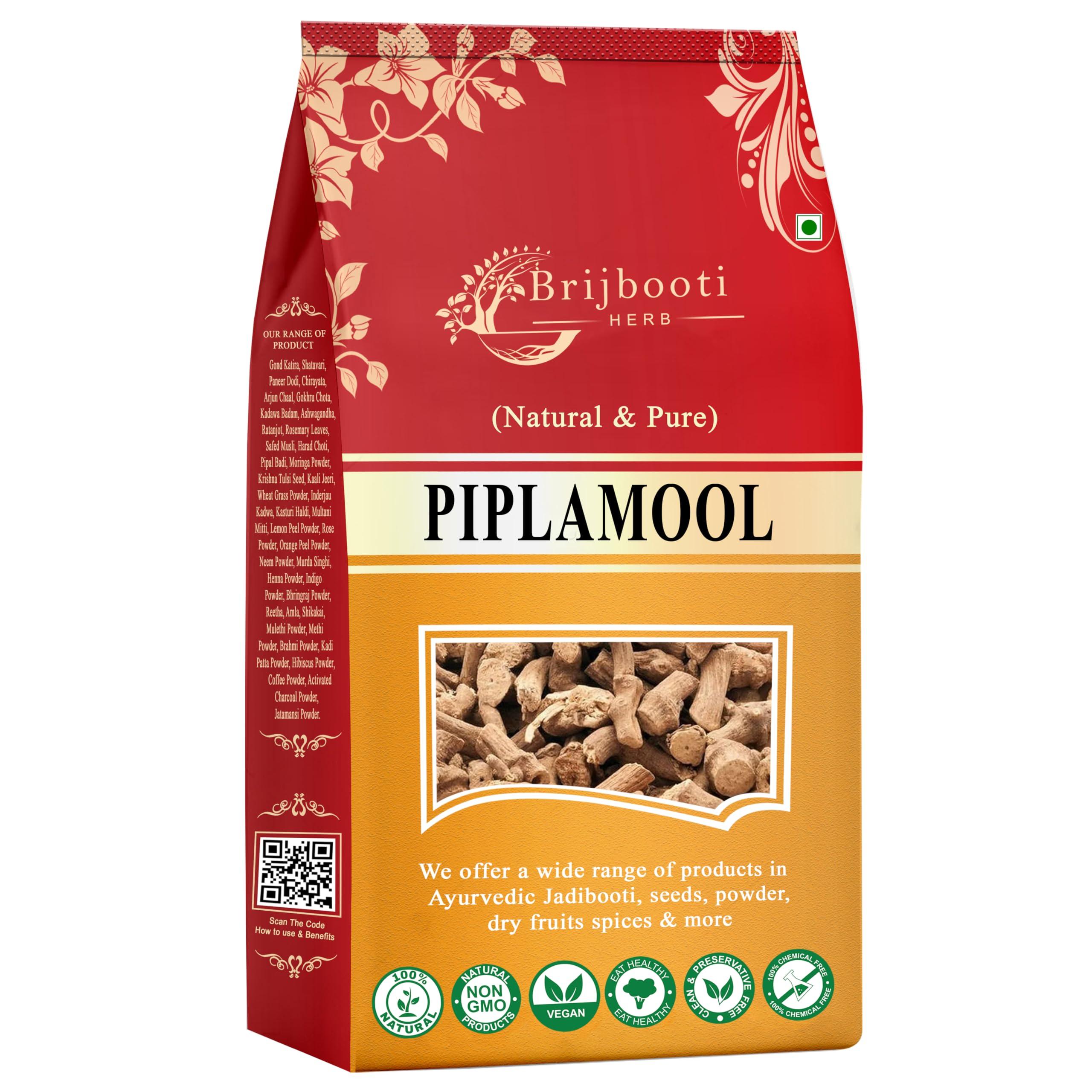 BrijBooti Brijbooti Pipla Mool (400 gm) | Piplamool Dampa | Piplamool | Peepla Mool