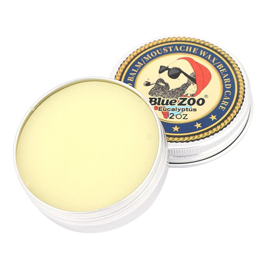 Generic Losa Natural Men Beard Balm Shaving Cream Leave-In Taming Styling Beard Growth Conditioner Moustache Wax Moisturizer - Eucalyptus