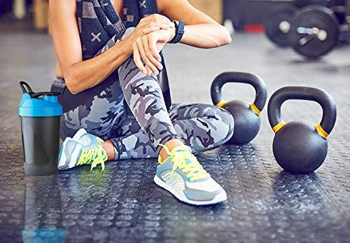 HAANS HAANS Fuel Sports Protein Shaker Bottle 500 ML, Blue