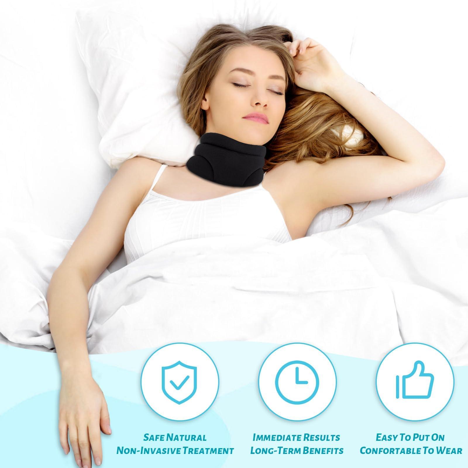 Ubervia Ubervia Cervicorrect Neck Brace, Soft Neck Brace Cervical Collar-Cervical Neck Brace for Snoring, Neck Brace for Sleeping Soft Foam, Wraps Keep Vertebrae Stable and Aligned