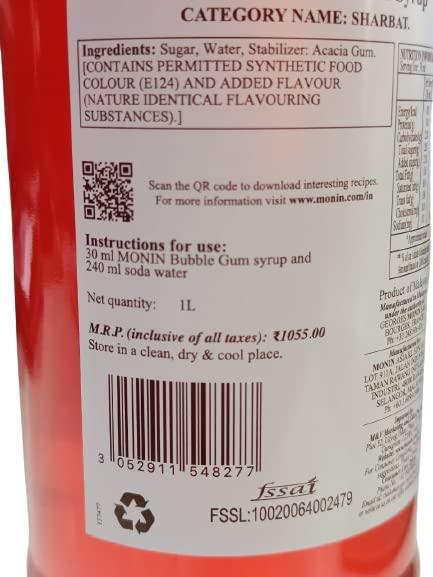 Monin Monin Bubble Gum 1000ml