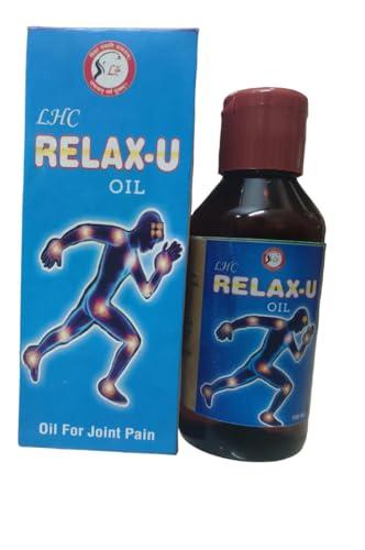 LHC RELAX-U LHC RELAX-U Ayurvedic Oil [100 ml] for Relief from Knee and Joint Pain,Muscle Pain, Osteoarthritis Visible Improvement in 7 days