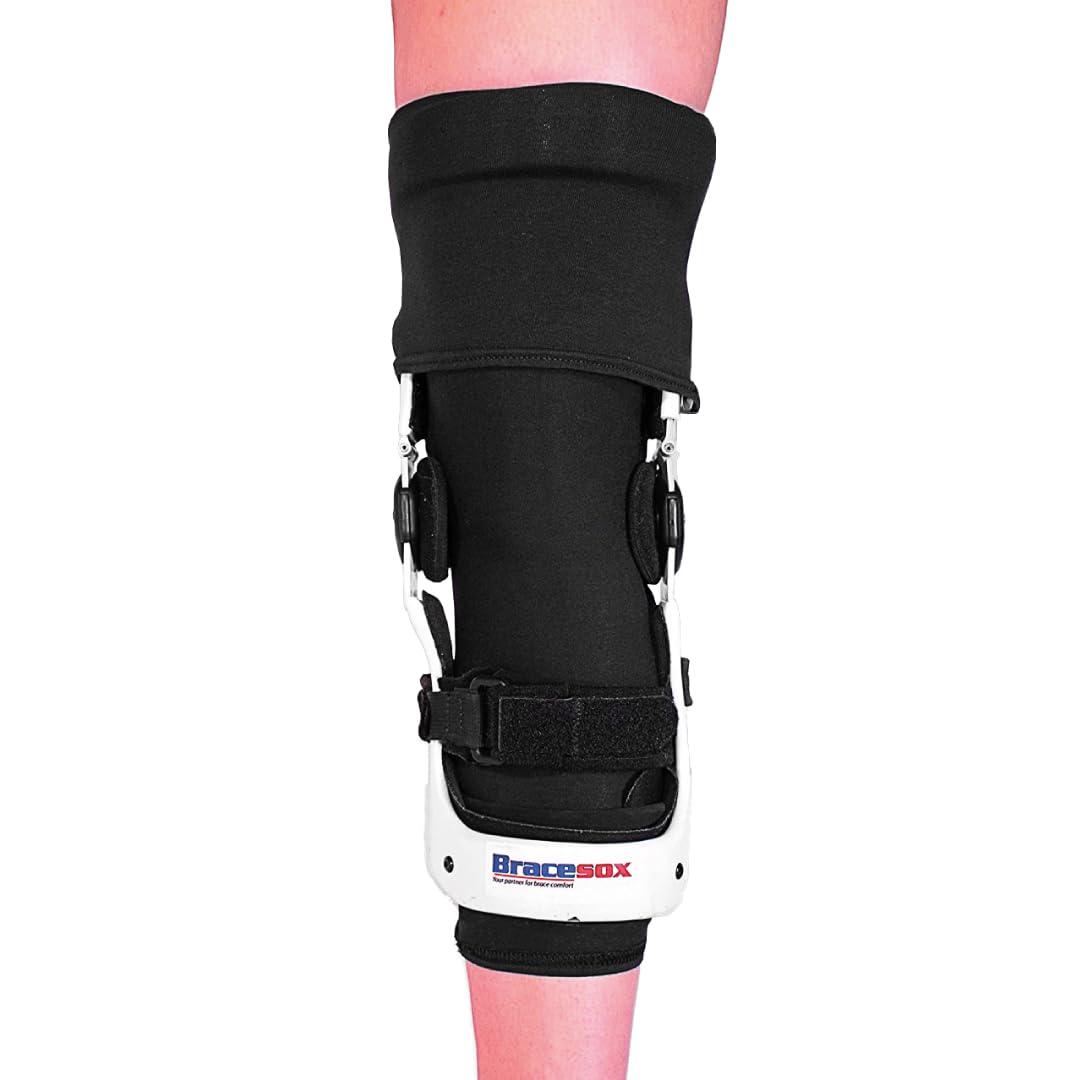 BraceSox Bracesox Knee Brace Undersleeve - Cotton/Lycra - Large