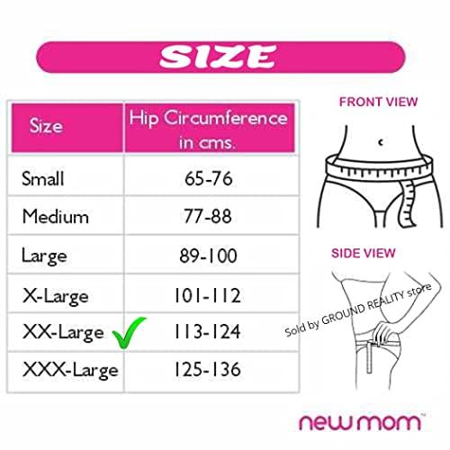 TUNSECHY TUNSECHY XXL New Mom Disposable Panties Pad Fixator for Hip Size 113-124 cm. A Comfortable and Hygienic way of holding pads, Protection from Fungal Infections. New Mom Pad fixator Panties XXL (TU3)